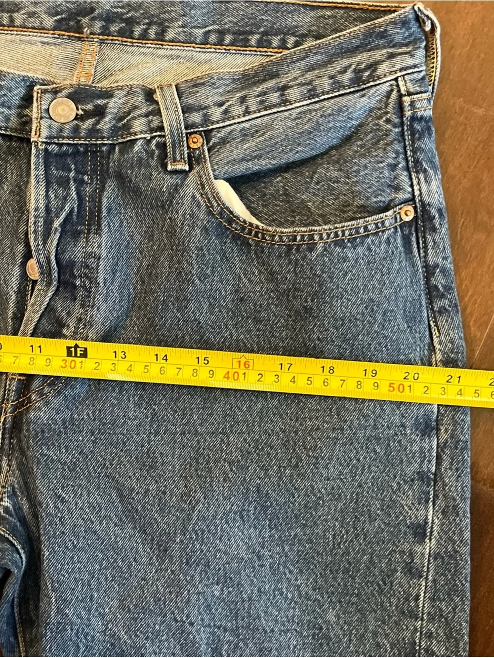 Classic Blue Men's Straight-Leg Jeans